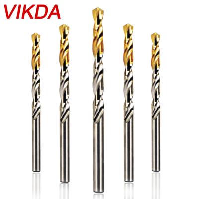 China Metal Vikda Drilling Fully Grinding Metal Drill HSSCo8 M42 Straight Leg Torsion Drill Stainless Steel Performance Special Processing Drill en venta