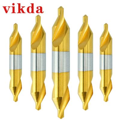 China VIKDA HSS Co HIGH SPEED STEEL Center Drills with CAN LINER HSS Center Drills for sale