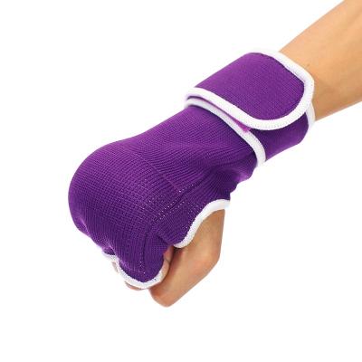 China Ideal For Boxing Training Good Quality Custom Brand Knitted Gel Gloves For Adults And Kids for sale