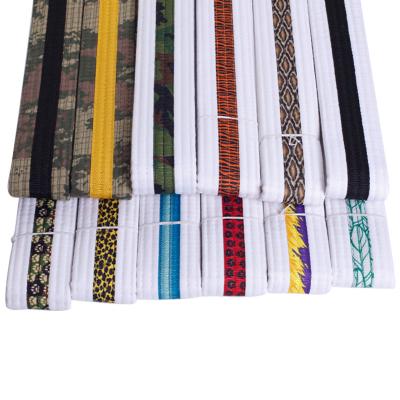 China Indoor / Outdoor Sports Custom Colorful Sports Karate Judo Belt Martial Arts Belts for sale