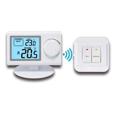 China Modern LCD Screen Room Electronic Floor Heating Wireless Thermostat for sale