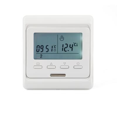 China Energy Saving 16A LCD Display Programmable Electric Heating Home Thermostat for sale