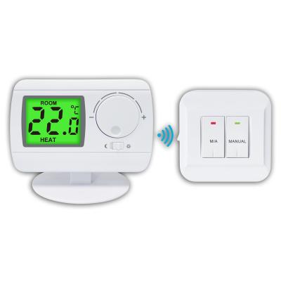 China New Energy Saving Wireless Floor Heating Cooling System Room Thermostat China With Housing for sale