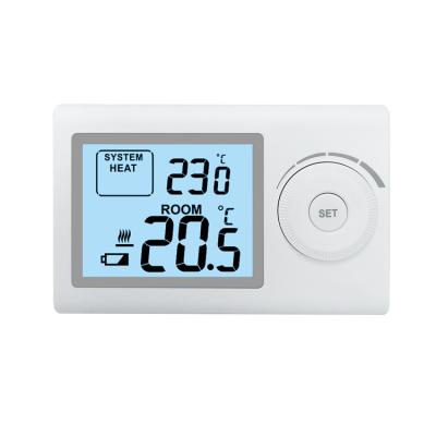 China Indoor Large LCD Display Digital Room Non Programmable Thermostat For Temperature Control for sale