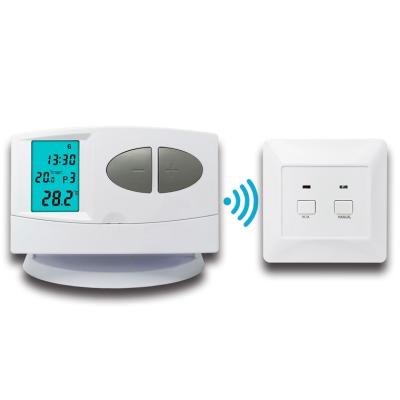 China Energy Saving 868Mhz RF Heating Element Room Remote Control Programmable Thermostat for sale