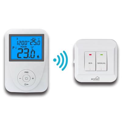 China Modern Electronic Digital RF Room Wireless Thermostat For Water Heater for sale