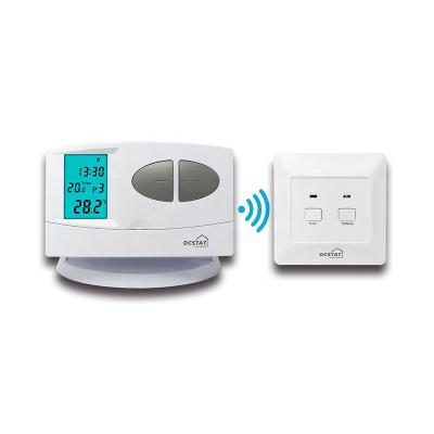 China Large Screen 868mhz Modern Room Wireless Programmable Thermostats for sale