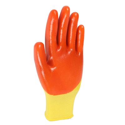 China Hot Sale Factory Price Non Slip Anti Slip Cotton Knitted PVC Work Safety Gloves for sale