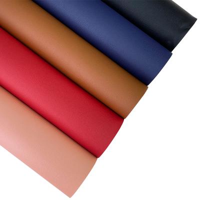 China Anti-rust 0.7MM Solid Color Grind Texture Faux Fabric Cotton Leather Backing For Shoes / Bag Sofa Making for sale