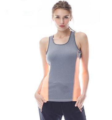 China QUICK DRY Bodybuilding Sleeveless Singlets Ladies Gym Tops Custom Polyester Tank Top for sale