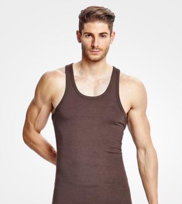 China Anti-pilling Wholesale Custom Gym Tank Tops Mens Gym Tank Tops Plain Gym Tank Tops for sale