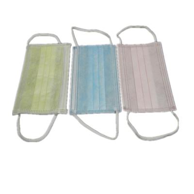 China Earloop Or 3ply Adult Disposable Nonwoven Medical Face Mask Tie On for sale