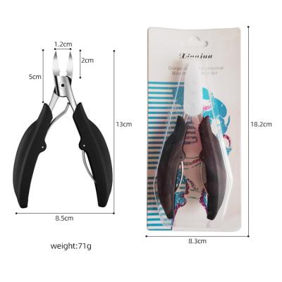 China High Quality Non-slip Nipper For Nail Toe Beauty Cuticle Cutter Nail Cutter Comfortable Grip ABS Handle Nail Cutter Tools for sale