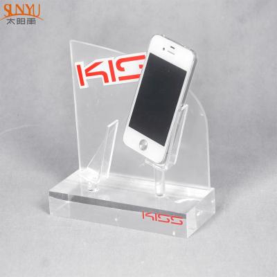 China Acrylic Cell Phone Wrist Cell Phone Stand Holder Eco-friendly Material for sale