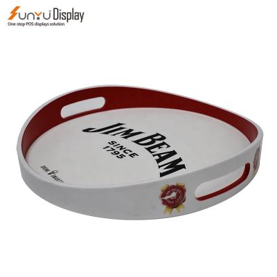 China CE - Friendly Customize Storage Function Display Food And Jewelry White Acrylic Tray Small Acrylic Tray for sale