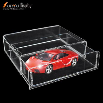 China New Arrival Acrylic Storage Box China Manufacturer Environmental Friendly Tender Acrylic Display Box With Lid for sale