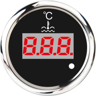 China 0~120â „ ƒ 52mm Red Digital Water Temperature Meter Water Temperature Gauge for sale