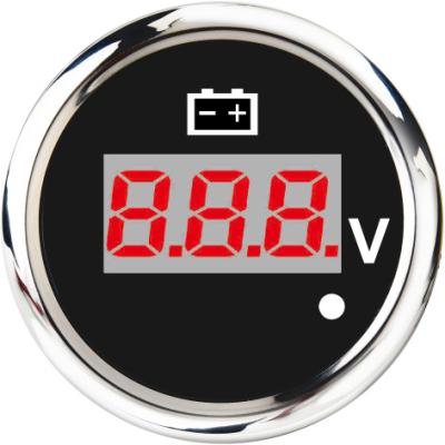 China 8V~32V Waterproof 12V~24V Digital Voltmeter For Car Motorcycle Boat Marine Digital Voltage Meter Gauge for sale