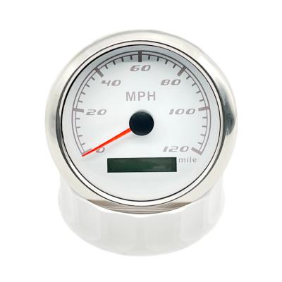 China Speed ​​Customized NMEA2000 Speedometer for Car and Yacht 0-120MPH with GPS Signal Speedometer and NMEA2000 Signal Speedometer for sale