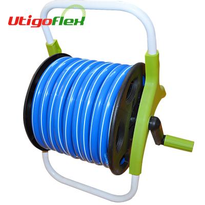 China Felxible Garden Hose Outdoor Reel HoseReel PVC Plastic Tubing for sale