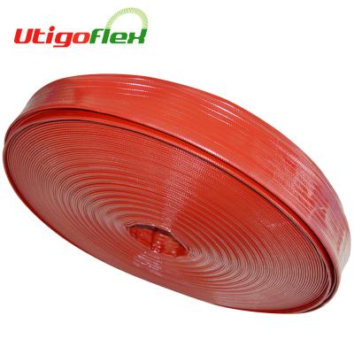 China Flexible Liquid Water Discharge Water Layflat Discharge Pump Hose PVC Lay Flat Discharge Hose Pipe Irrigation Hose for sale