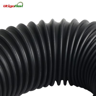 China Heat Resistant Black TPR Duct Pipe Vapor Exhaust TPR Thermoplastic Rubber Hose for sale