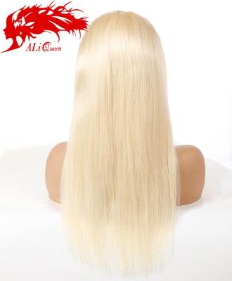 China Brazilian Remy Human Hair Lace Front Wig Virgin Blonde 613 European Express Silky Straight Wave Aliqueen Promotion Brazilian Remy Human Hair Lace Front Wig for sale