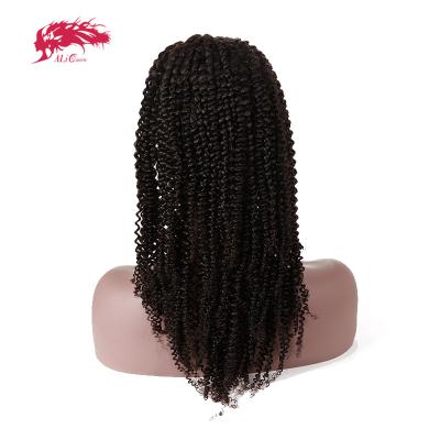 China Ali Queen Kinky Curly 13X4 Virgin Hair Kinky Curly Lace Front Wig for sale