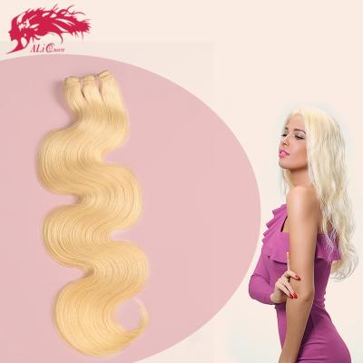 China Body Wave Ali Queen Blonde 613 Human 100% European Virgin Hair for sale