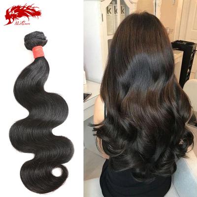 China Raw Unprocessed 100% Body Wave Hair Extension , Cuticle Alighed Brazilian Hair Body Wave Bundles for sale