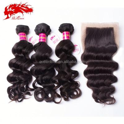 China 100% Wave Color Womens Weave Raw Hong Kong Human Hair Extensions Factory Price Raw Brazilian Human Hair Extensions for sale