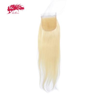 China 100% Closure , Straight Human Hair Blonde 613 Top Quality 100% Real Human Hair 613 Lace Closure Blonde for sale