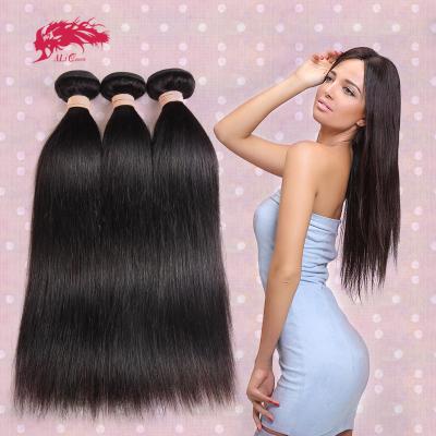 China Wave Aliqueen Silky Straight Virgin Remy Straight Raw Unprocessed Cuticle Aligned Hair for sale