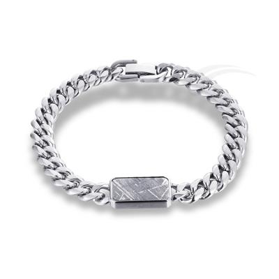 China Unique Galactic Meteorite Stainless Steel Bracelet  Impact Resistance  11*18 Mm for sale