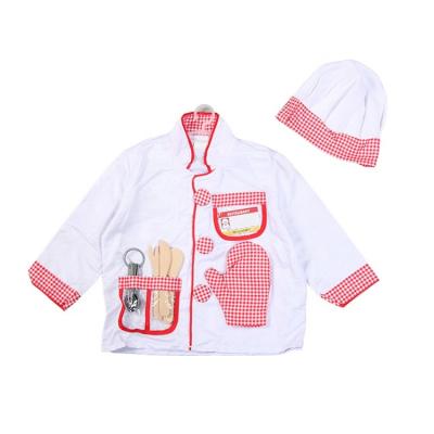 China Product Gifts Professional Hot-selling Casual Dress Up Costumes Chef Uniform Children Role Play Costumes For Children Unisex for sale