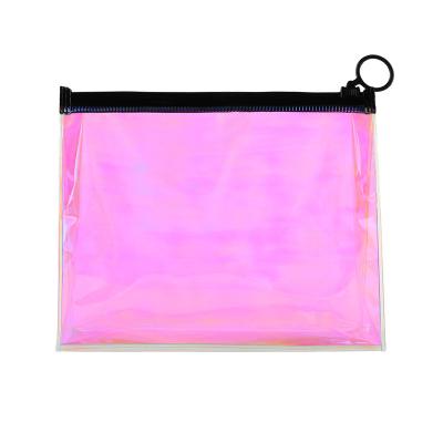 China Fashion Wholesale New Cosmetic Bags Laser TPU Private Label PVC Storage Bags Travel Clear Organizer Makeup Bag for sale