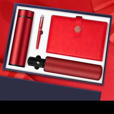 China Hot Sale Presentation Gift Set Vacuum Cup Notebook Pen Gift Set For Men's Gift Set Men's Birthday Gift Items for sale