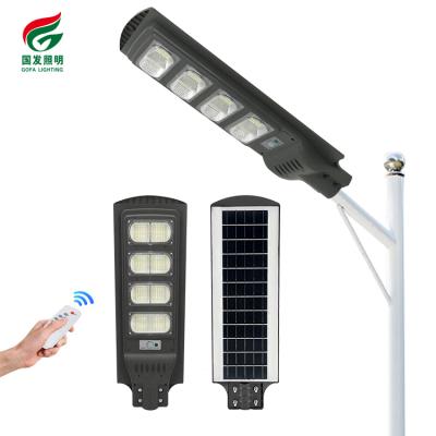 China ROAD outdoor battery panel integrated street lights price 90W 120W 150W 200W all in one led solar street light for sale