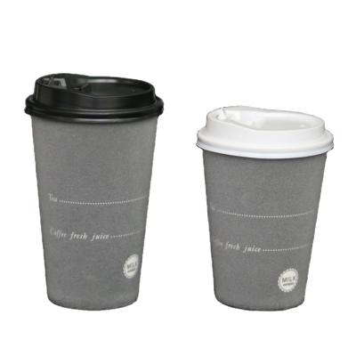 China Anti Thickening Disposable High Grade Ironing Foam Coffee Adding Paper Cup With Lids for sale