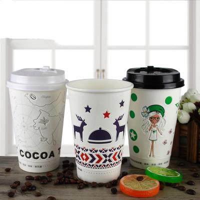 China Disposable 3D Laughing Paper Cup Signature Thickening Disposable Stereo Custom for sale