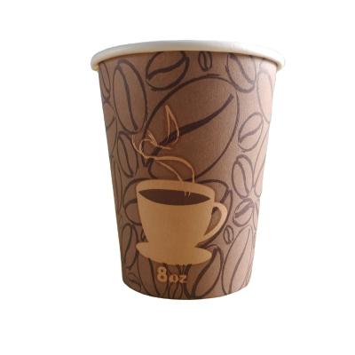 China 8oz Disposable Paper Cup Customized Eco - Friendly Disposable for sale