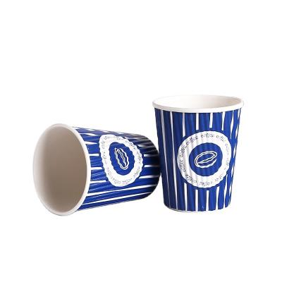 China Disposable Paper Coffee Cup China Factory Cardboard 8oz Disposable Cups for sale