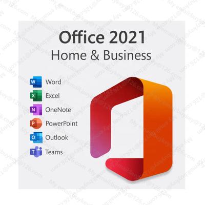 China Lifetime Microsoft Office 2021 Home and Business For Windows Retail Office Key 2021 HB For Windows Online Activate Office HB 2019 Key for sale