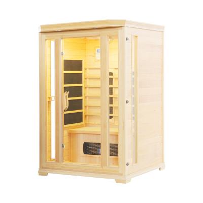 China Perfect infrared sauna room computer control panel quality indoor sauna room for 2 person for sale