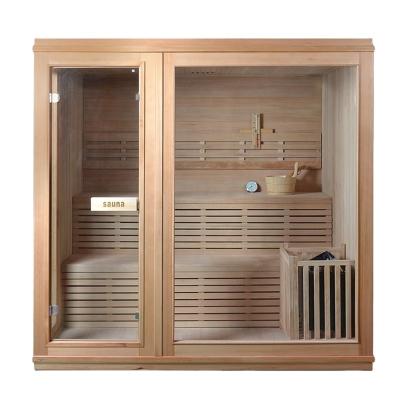 China Computer Control Panel Sauna Home Sale 2-3 Person Hot Saturated Steam Sauna Room for sale