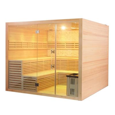 China Computer Control Panel China Manufacturer Wet Dry Indoor Steam Sauna Room for sale