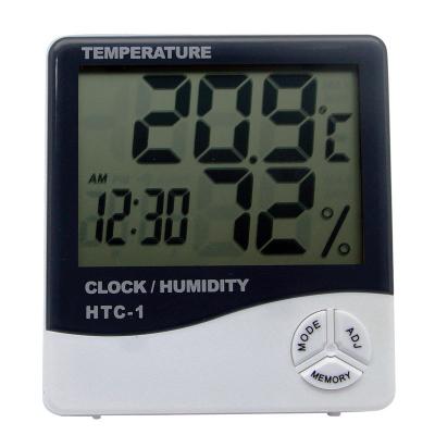 China Indoor LCD Display Thermometer LCD Digital Readout Pendulum Thermometer Hygrometer Temperature Humidity Tester for sale