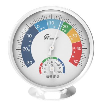 China Mini Indoor Outdoor Hygrometer Thermometer Double Shaped Hygrometer Double Dial Temperature For, Kitchen, Garden Wall And Room Decorative for sale