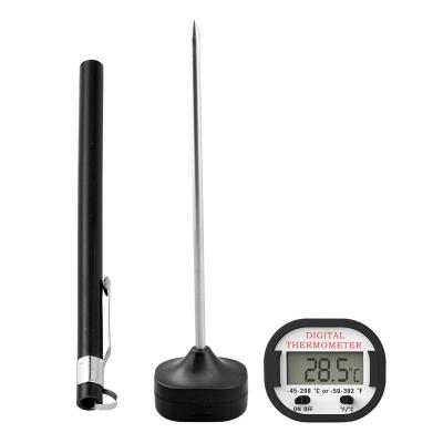 China LCD Display Digital Food Cooking Stainless Steel Probe BBQ Meat Thermometer for sale