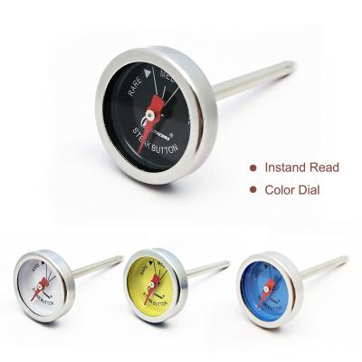 China MINI Steak Thermometer Dial Quick BARBECUE Read Food Bimetal Meat Thermometer for sale